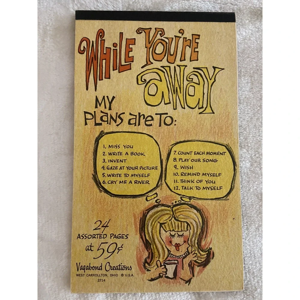 Vintage Notepads Set Of 3
